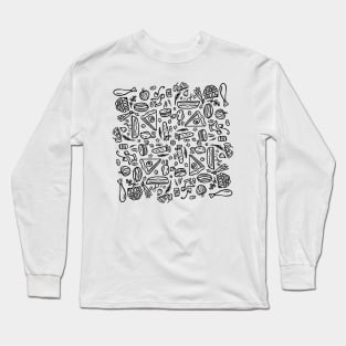 Thanksgiving Pattern Long Sleeve T-Shirt